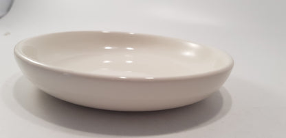 Crabtree & Evelyn Antique White Round Trinket/Soap Dish Excellent Condition