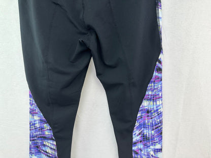 Cynthia Rowley Womens Black Activewear Leggings Medium