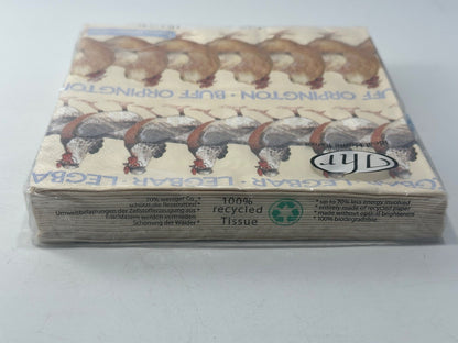 Emma Bridgewater Hens (Easter) paper 33cm sq  lunch napkins 20 pack 3 ply