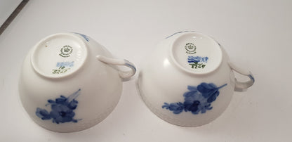 Royal Copenhagen Blue Flower Braided Tea Cup ONLY x2  No 8269