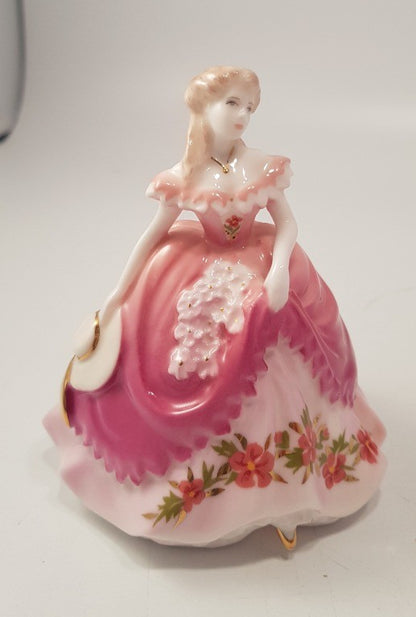 Coalport Fairest Flowers Figurine "May" Excellent Condition