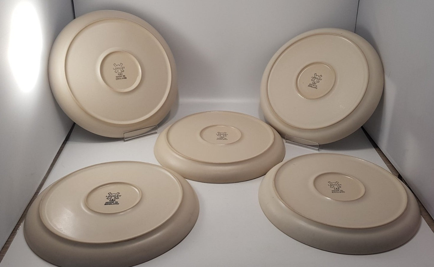 Denby Langley Sherwood 10" Dinner Plates x5 Vintage VGC