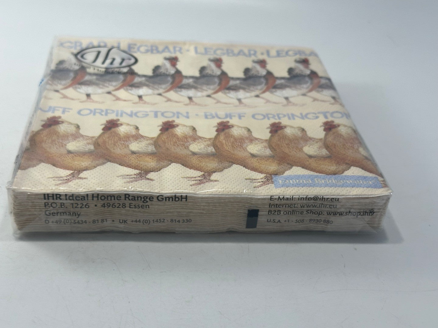 Emma Bridgewater Hens (Easter) paper 33cm sq  lunch napkins 20 pack 3 ply