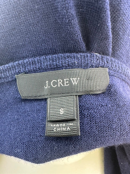 J. Crew Merino Navy Wool Jumper Bow Detail Size S Excellent Condition