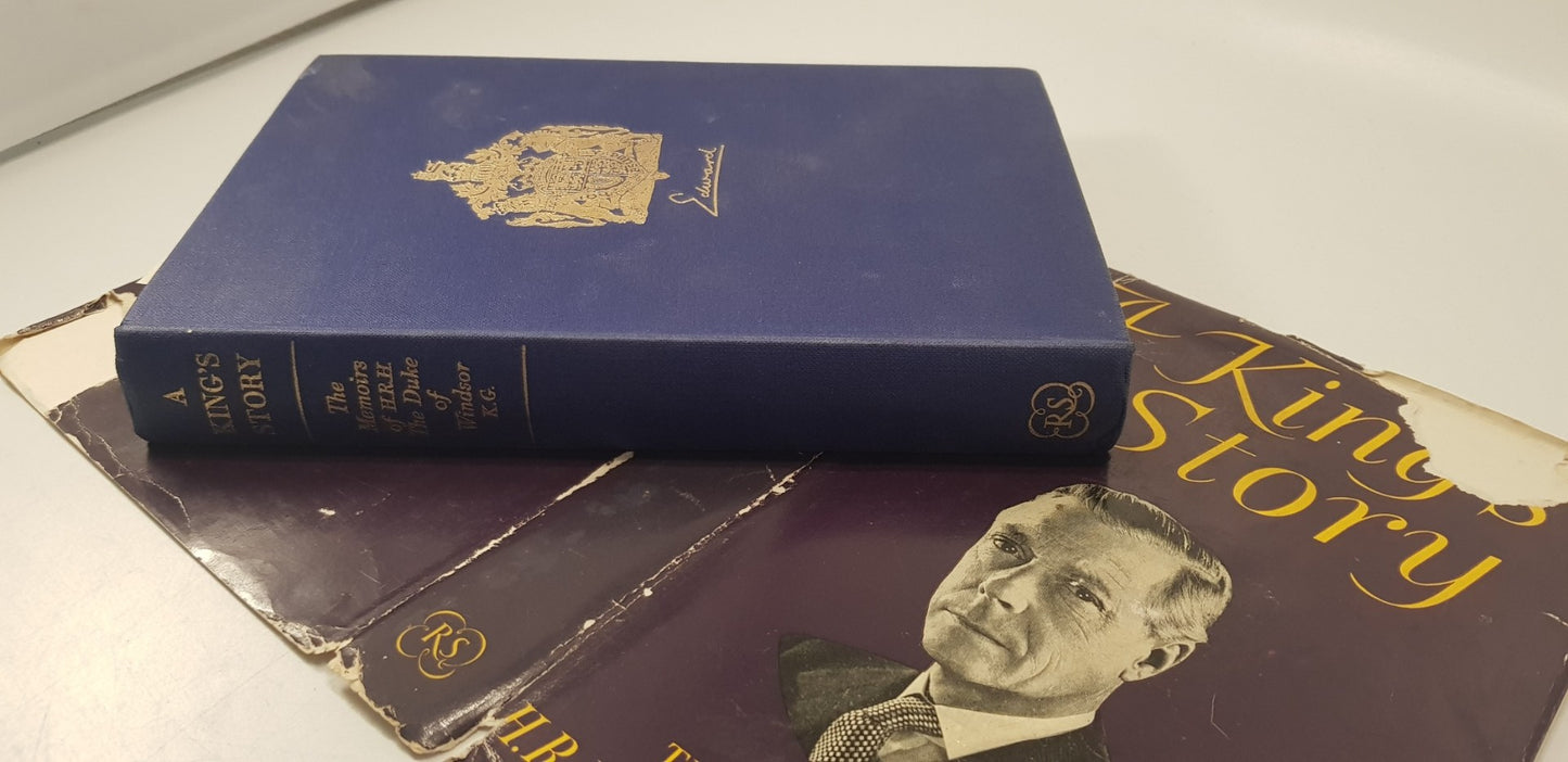 A Kings Story: The Memoirs of HRH The Duke of Windsor KG Hardback 1953 Vintage VGC