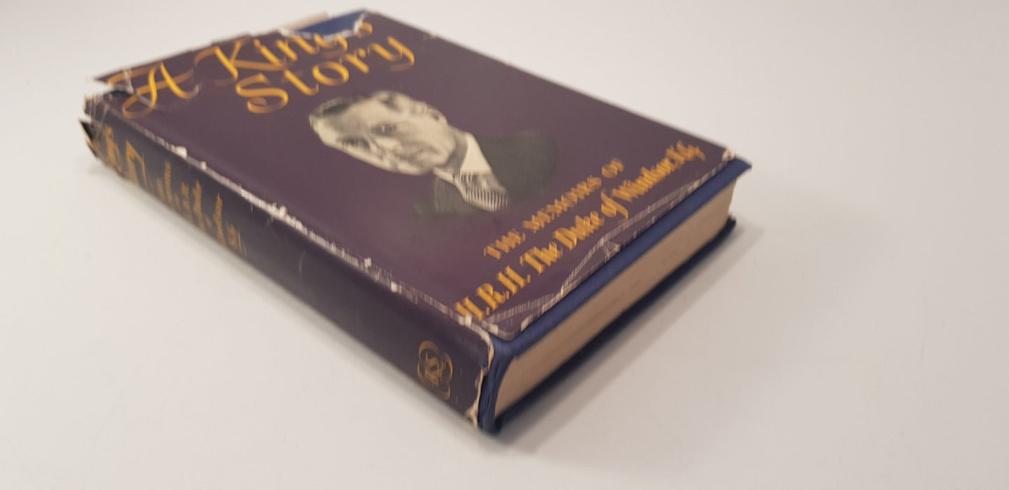 A Kings Story: The Memoirs of HRH The Duke of Windsor KG Hardback 1953 Vintage VGC