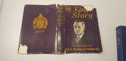 A Kings Story: The Memoirs of HRH The Duke of Windsor KG Hardback 1953 Vintage VGC