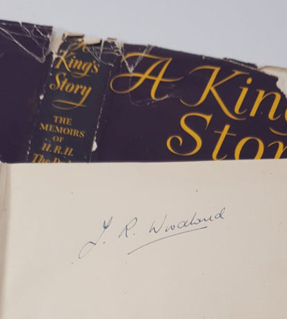 A Kings Story: The Memoirs of HRH The Duke of Windsor KG Hardback 1953 Vintage VGC