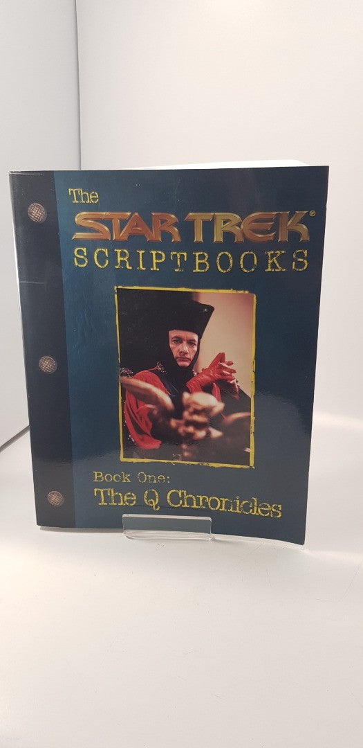 Star Trek Script Book 1 The Next Generation: The Q Chronicles Paperback VGC