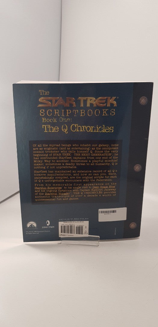 Star Trek Script Book 1 The Next Generation: The Q Chronicles Paperback VGC