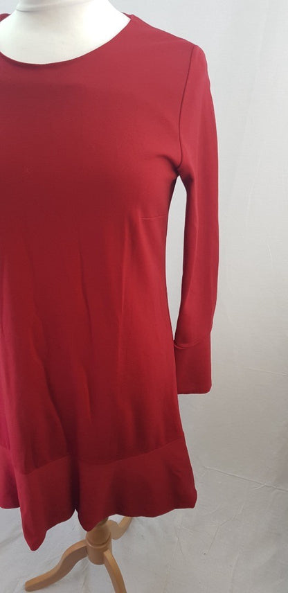 ME + EM Red Stretchy Heavy Dress Size 12 Excellent Condition