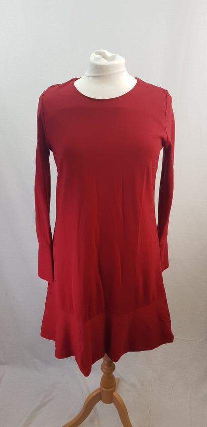 ME + EM Red Stretchy Heavy Dress Size 12 Excellent Condition