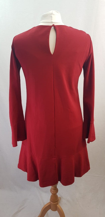 ME + EM Red Stretchy Heavy Dress Size 12 Excellent Condition