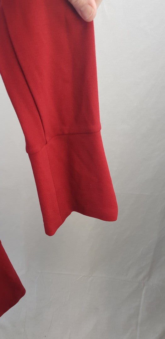 ME + EM Red Stretchy Heavy Dress Size 12 Excellent Condition