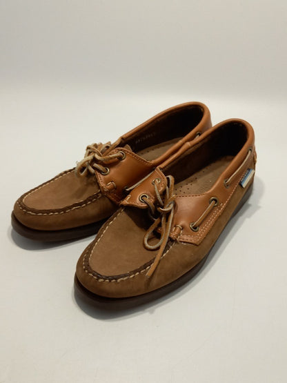 Sebago Docksides Womens Brown Suede / Leather Boat Deck Shoes - Size UK 5