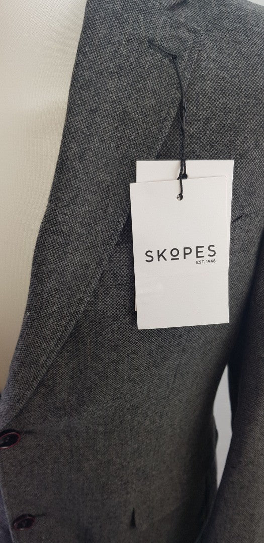 Skopes Tailored Fit Charcoal Hafren Jacket Size 40L BNWT