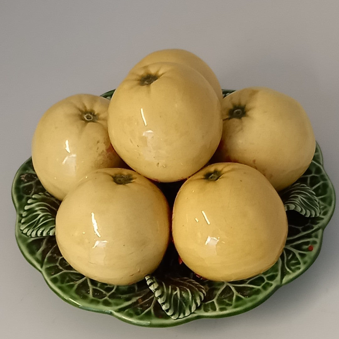 Trompe L'Oeil Vintage French Apple Plate -