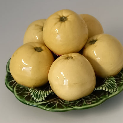 Trompe L'Oeil Vintage French Apple Plate -