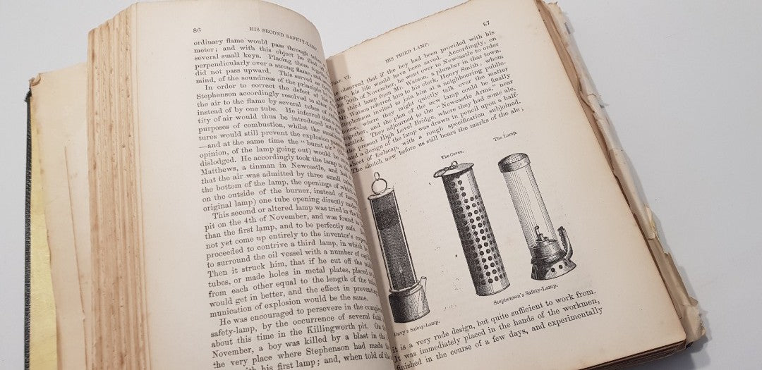 Story Of The Life Of George Stephenson Railway Engineer By Samuel Smiles Hardback Vintage/Rare 1860