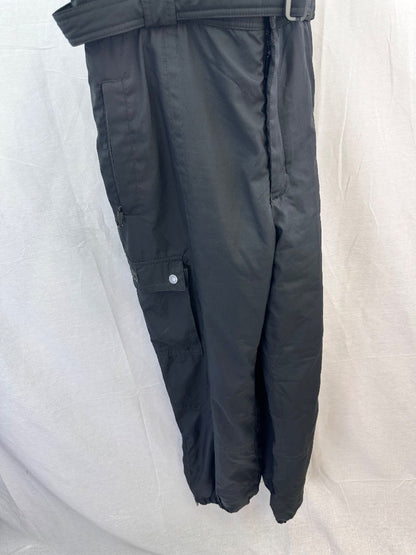 Rodeo Ski Snowboard Salopettes Trousers Black Size L Vintage VGC