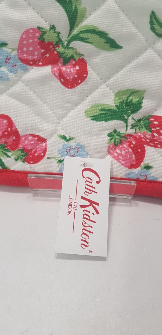 Cath Kidston White Pink Floral Oven Glove BNWT