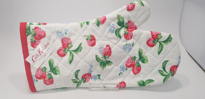 Cath Kidston White Pink Floral Oven Glove BNWT