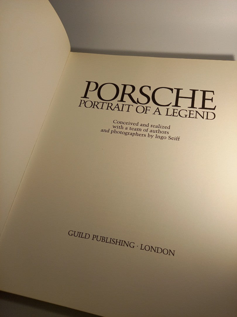 Porsche Portrait of a Legend Ingo Seiff Hardcover Book 1985 with Dust Jacket