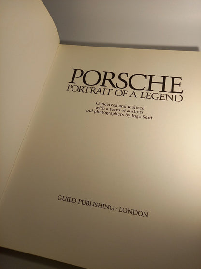 Porsche Portrait of a Legend Ingo Seiff Hardcover Book 1985 with Dust Jacket