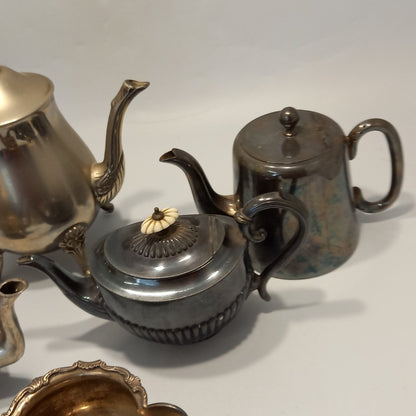 EPNS Tea & Coffee Pots - Random Selection of 5 Items