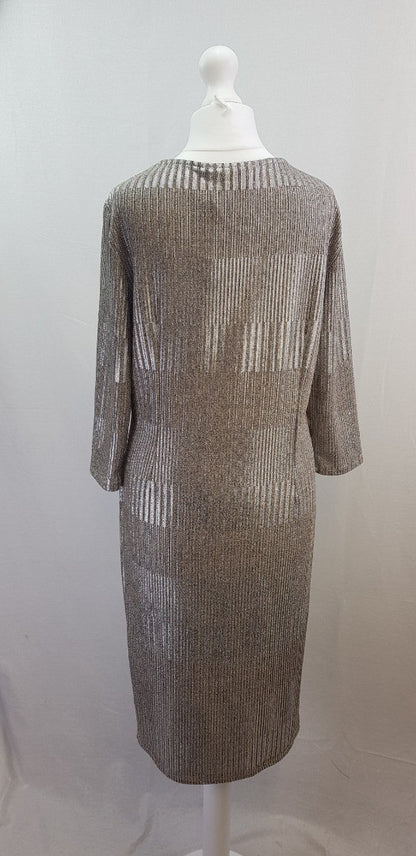 Maille Demoiselle Gold & Silver Dress Size Medium BNWT