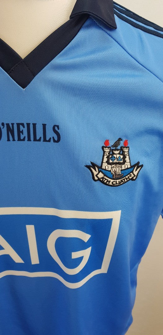 O'Neills Koolite Dublin Ath Claith Blue Football Shirt Size M VGC