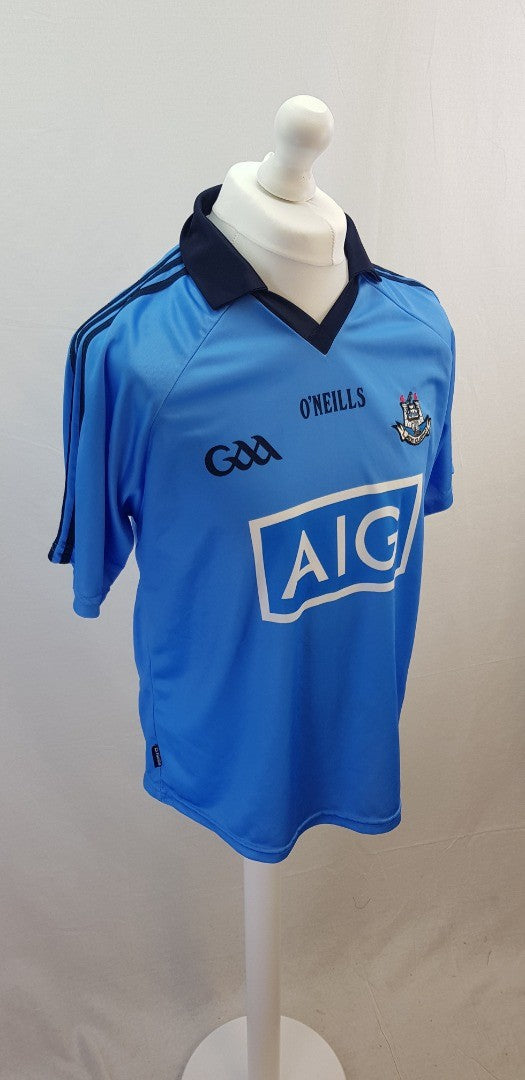 O'Neills Koolite Dublin Ath Claith Blue Football Shirt Size M VGC