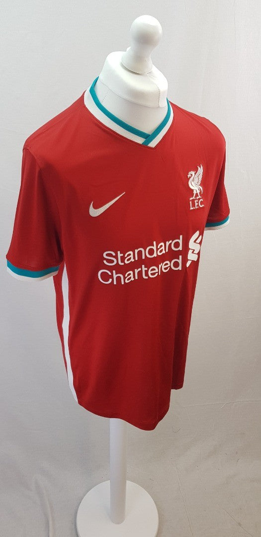 Nike Dri-fit LFC Standard Chartered Red Shirt Size L VGC