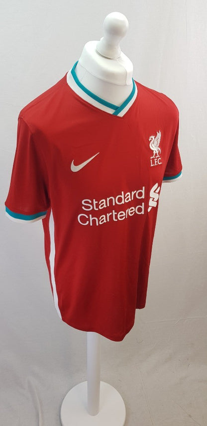 Nike Dri-fit LFC Standard Chartered Red Shirt Size L VGC