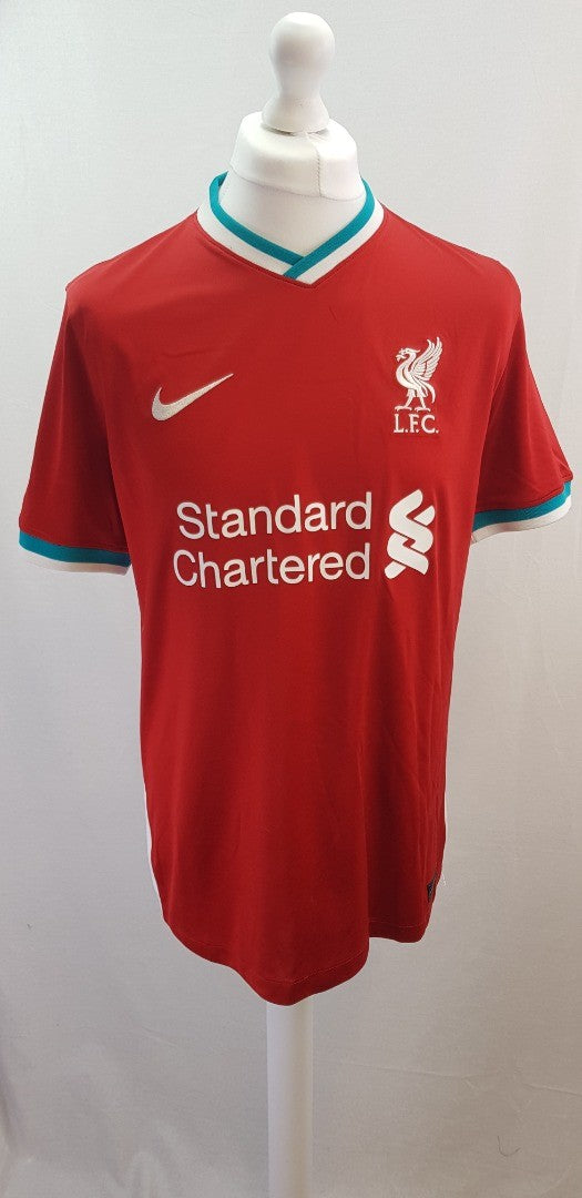 Nike Dri-fit LFC Standard Chartered Red Shirt Size L VGC