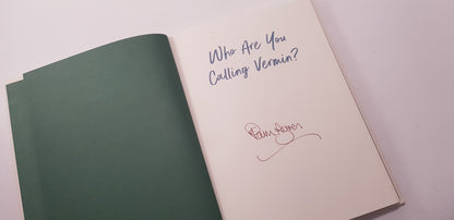 Who Are You Calling Vermin? By Pam Ayres Signed Copy Hardback Excellent Condition