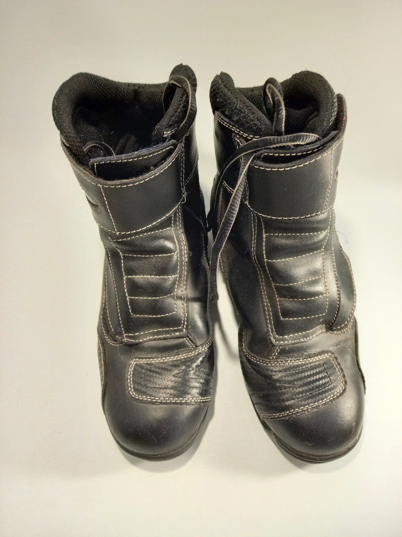 Nitro Road Star NB-30 Women's Black Biker Boots - Size UK4 /EU 38