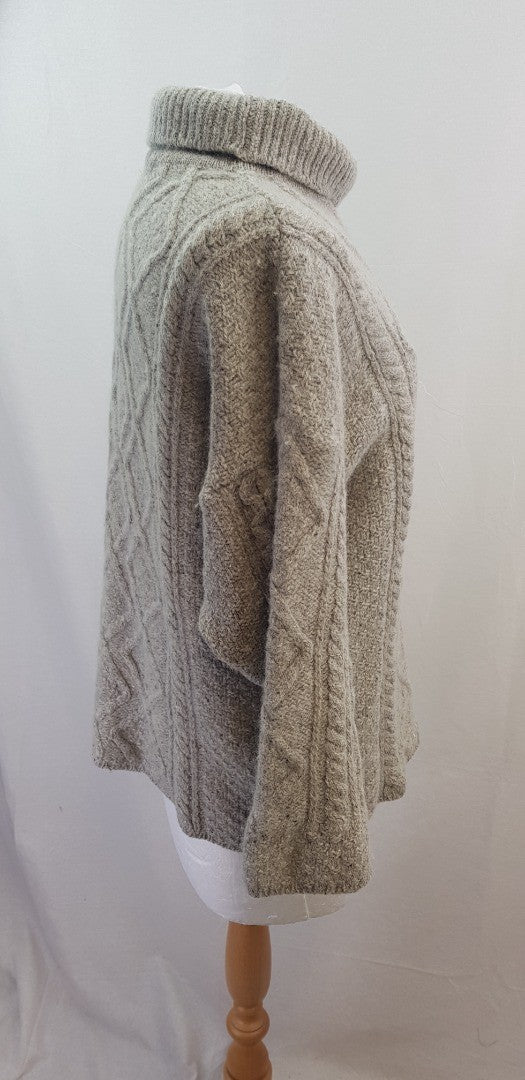 Liberty Grey Thick Wool Jumper Size S VGC