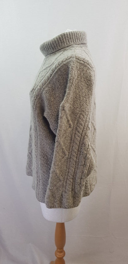 Liberty Grey Thick Wool Jumper Size S VGC