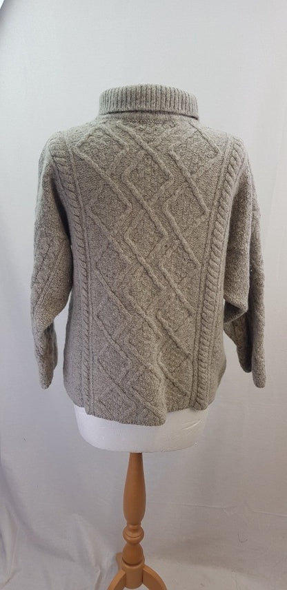 Liberty Grey Thick Wool Jumper Size S VGC