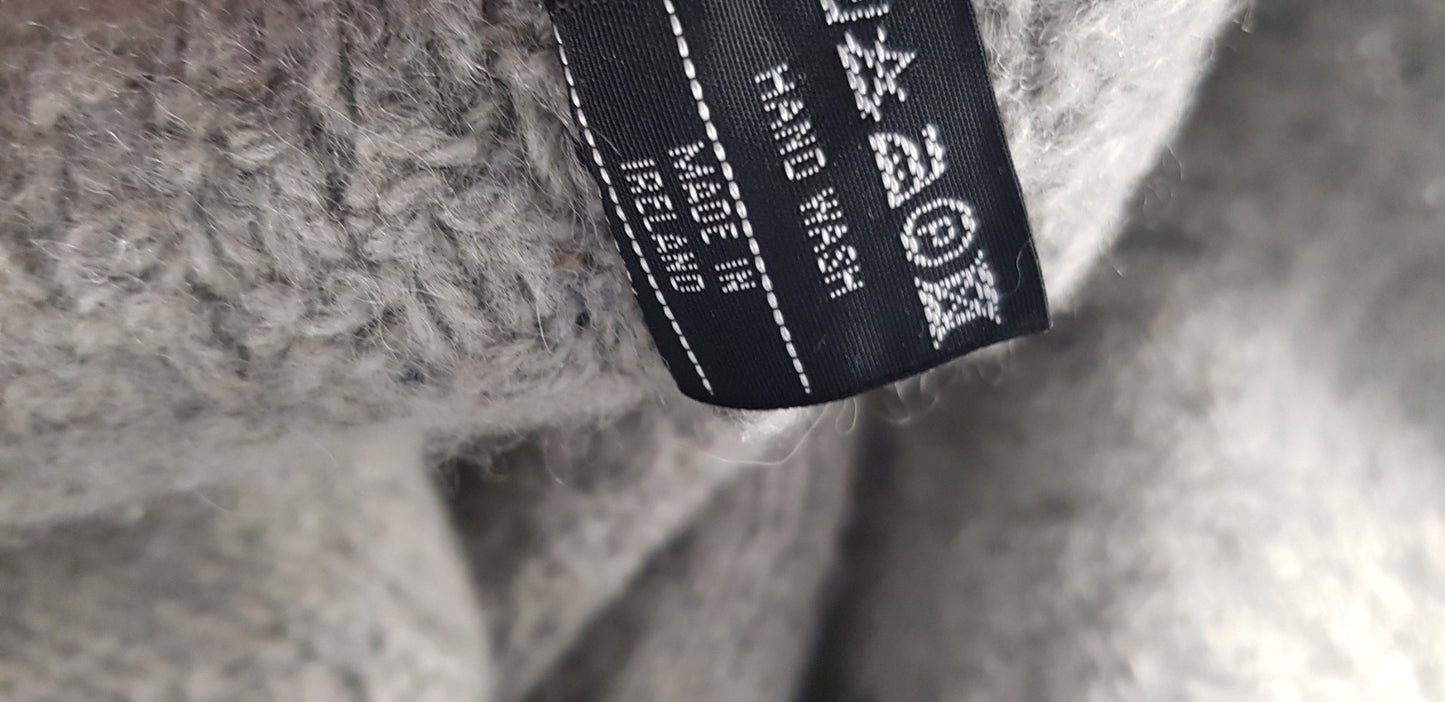 Liberty Grey Thick Wool Jumper Size S VGC