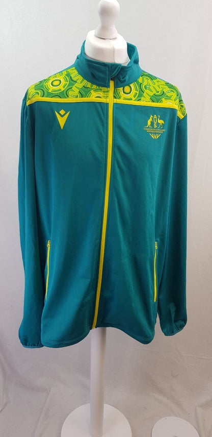 Commonwealth Games Birmingham 2022 Australia Macron Zip Jacket Size 4XL VGC