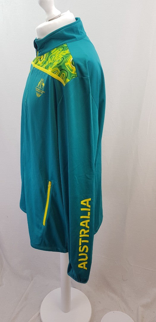 Commonwealth Games Birmingham 2022 Australia Macron Zip Jacket Size 4XL VGC