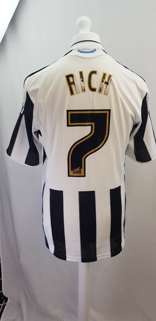 Adidas Newcastle United Home Shirt Rich 7 Size M VGC