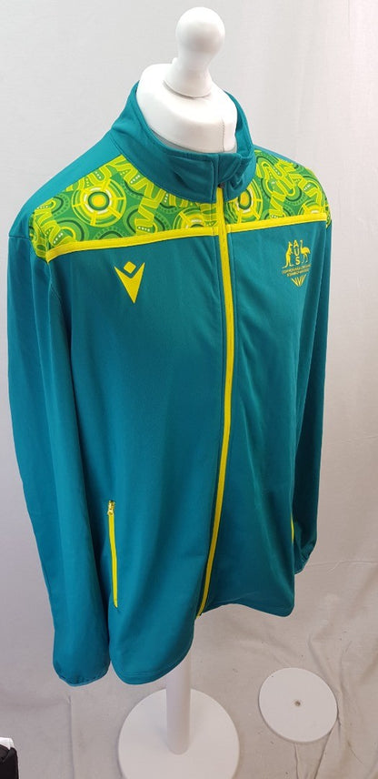 Commonwealth Games Birmingham 2022 Australia Macron Zip Jacket Size 4XL VGC