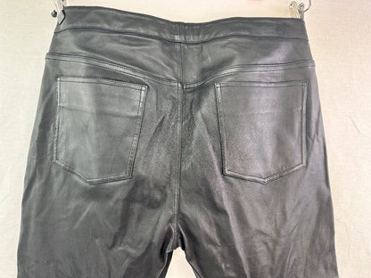 Hush Black Leather Women's Trousers Size 16