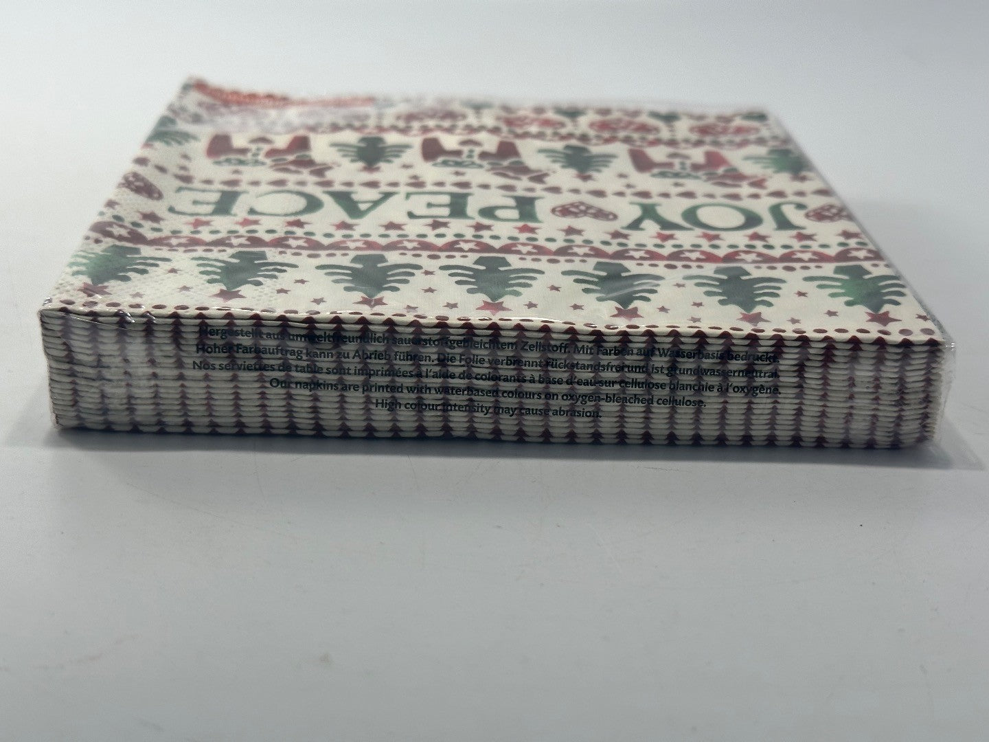 Emma Bridgewater CHRISTMAS JOY cream paper 33 cm square 3 ply napkins 20 pack