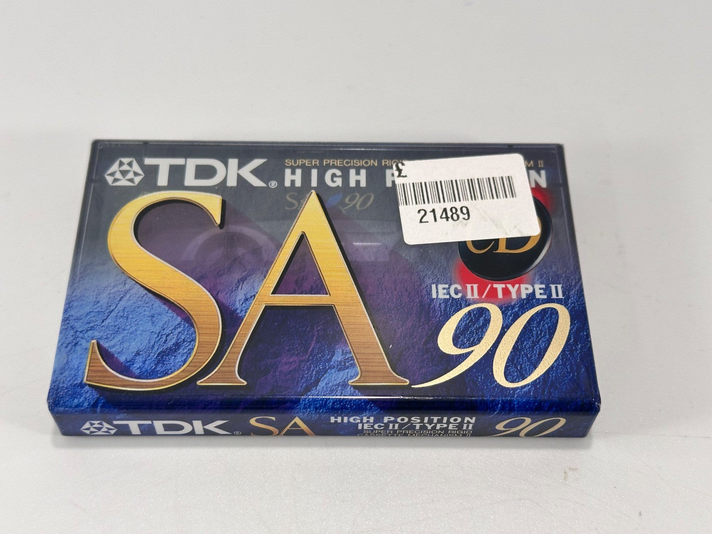 TDK SA 90 min High Position Type II Blank Audio Cassette Tape Japan New Sealed