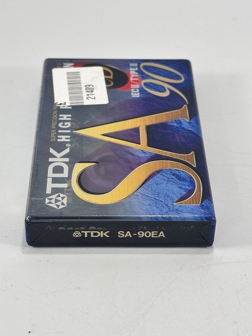 TDK SA 90 min High Position Type II Blank Audio Cassette Tape Japan New Sealed