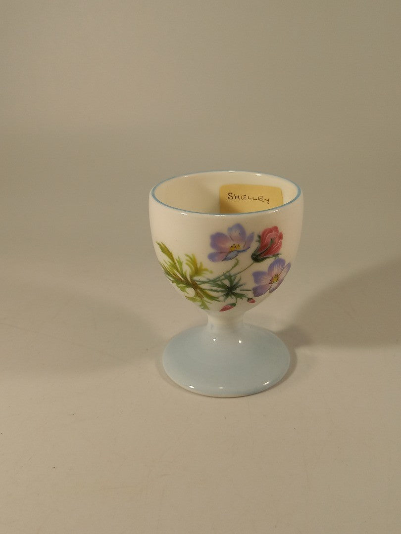 Shelley Wild Flowers 13668 Fine Bone China Vintage Egg Cup C.1950s